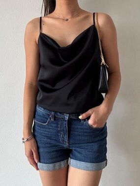 Express cowl neck cami top